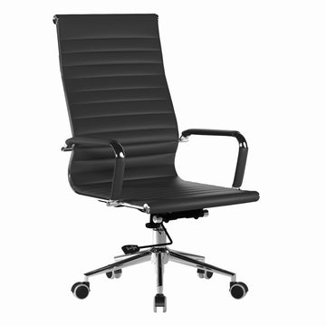 Aura Contemporary High Back Bonded Leather Executive Office Chair